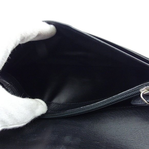 Cartier long wallet Trinity Leather Authentic USED - Picture 8 of 9